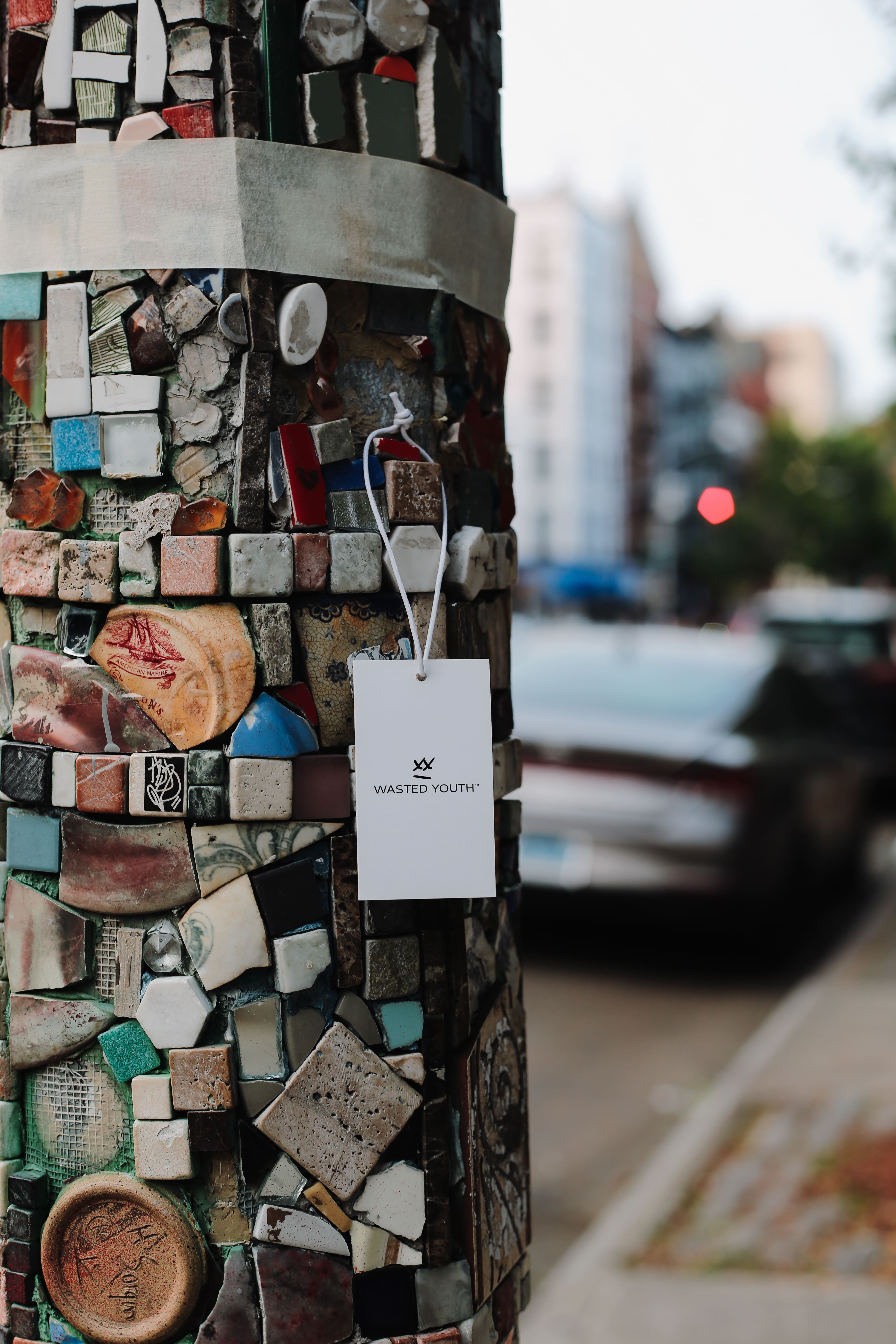 Wasted Youth NY Tag